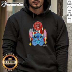 Alternative view of Pretty Stitch Like Chipotle Mexican Grill USA Flag T-Shirt