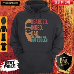 Alternative view of Bearded Inked Dad Like A Normal Dad But Cooler Shirt