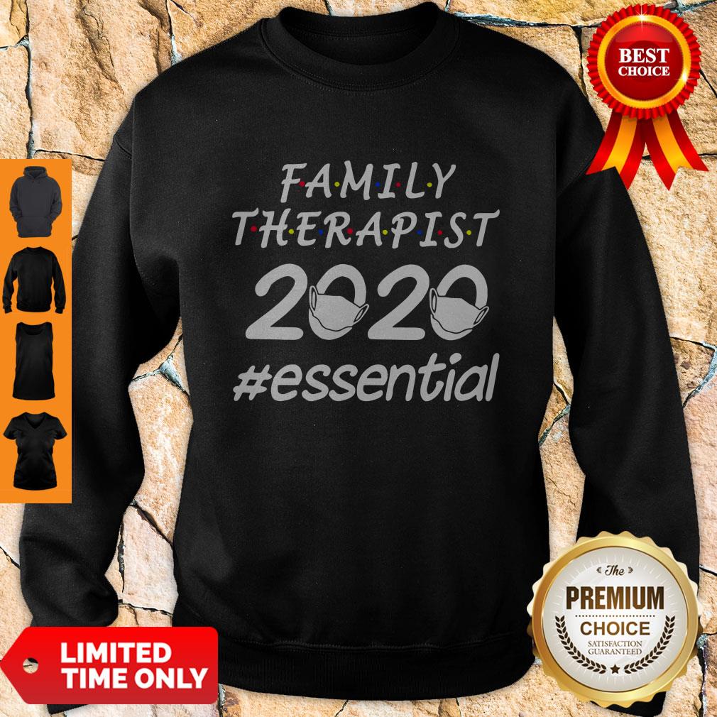 Nice Family Therapist 2020 Mask Essential Shirt - Image 3
