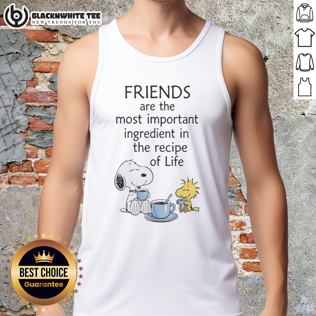 Top Snoopy Friends Are The Most Important Ingredient In The Recipe Of Life T-Shirt - Image 4