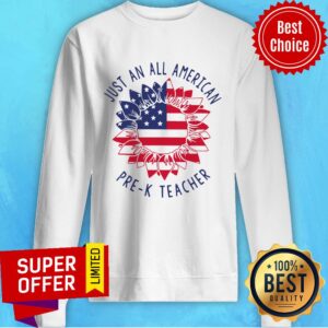 Alternative view of Official Pre-K Teacher Just An All American Shirt