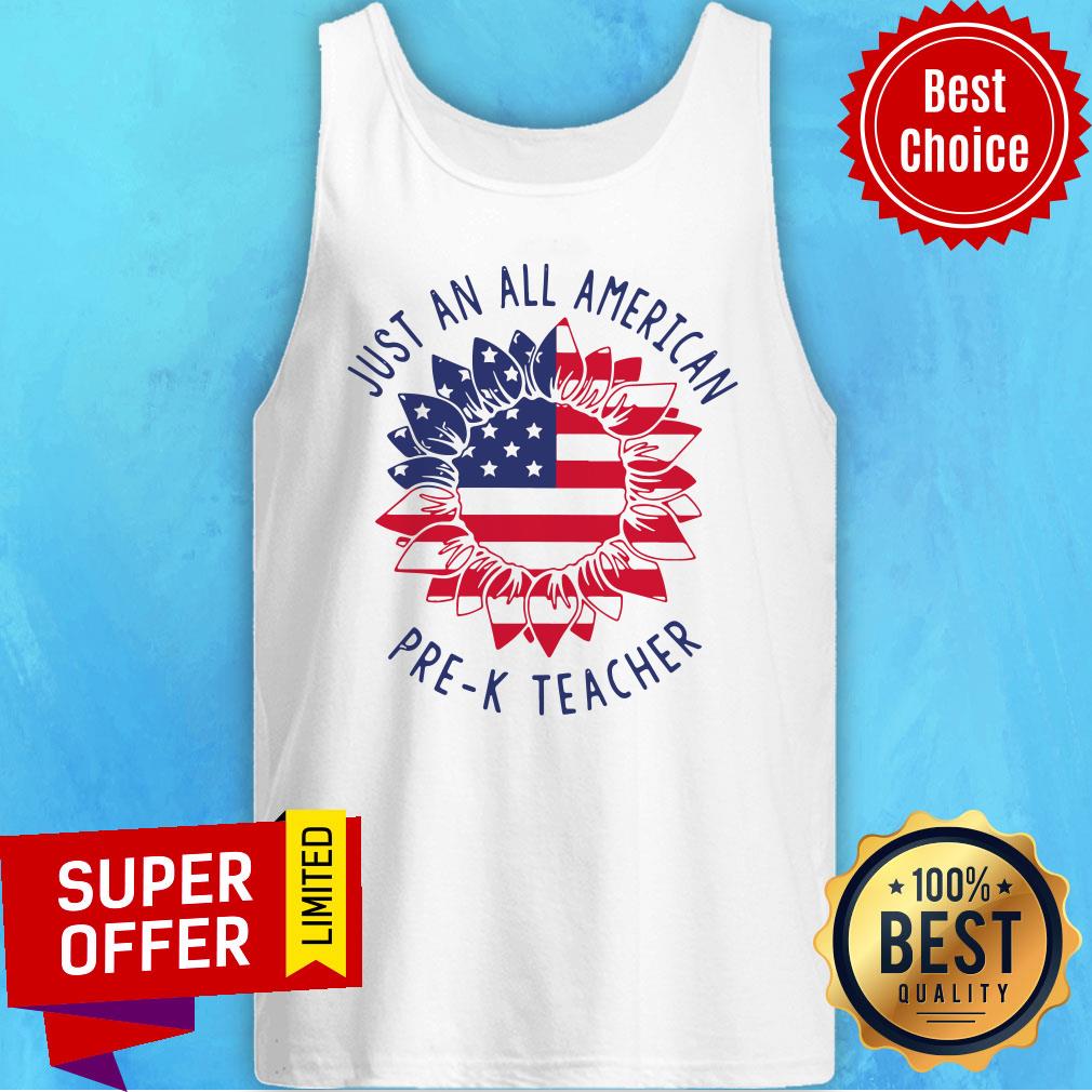 Official Pre-K Teacher Just An All American Shirt - Image 5