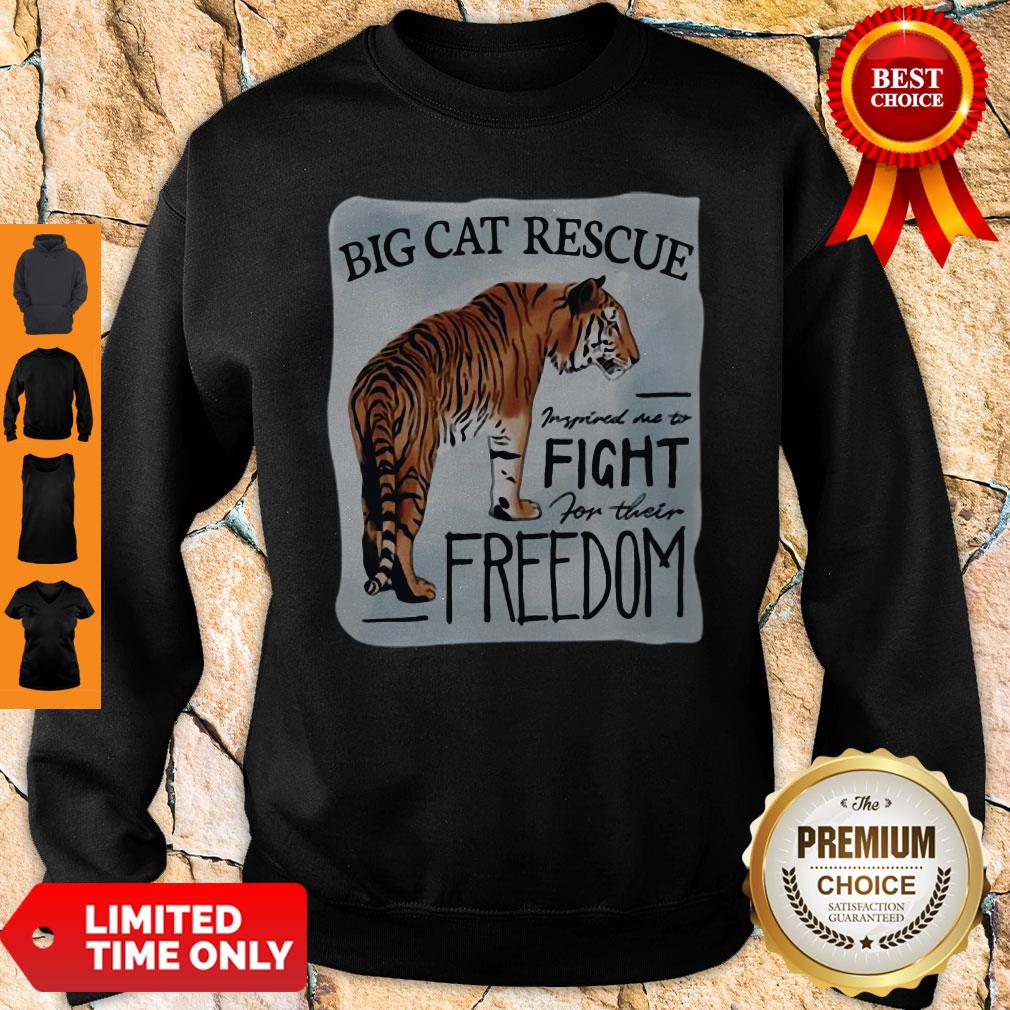 Official Tiger King Big Cat Rescue Inspired Me To Fight For Freedom Shirt - Image 2