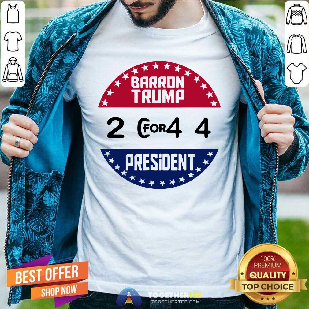 Cool Barron Trump For President 2044 Shirt