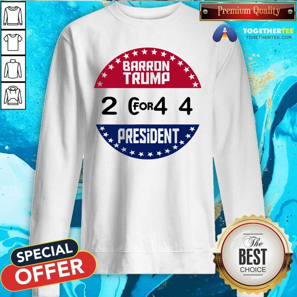 Cool Barron Trump For President 2044 Shirt - Image 2