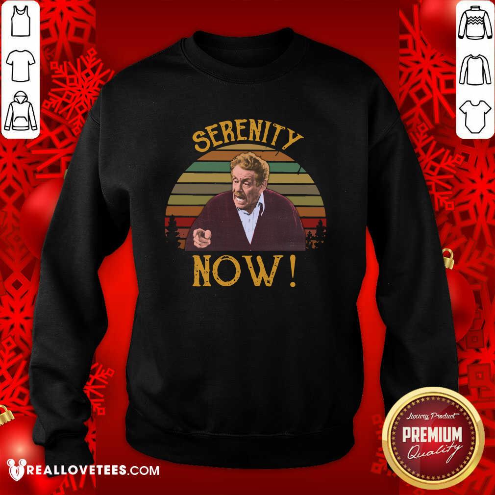 Lovely Jerry Stiller Serenity Now Vintage Sunset Shirt - Image 5