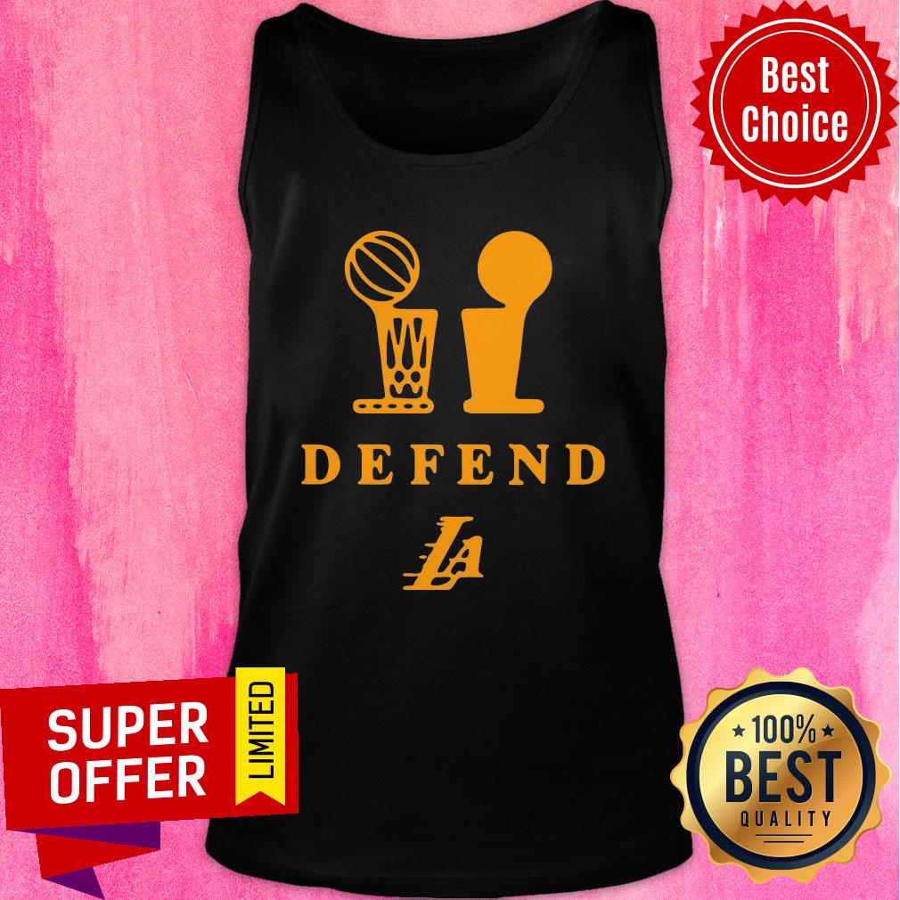 Top Lebron Lakers Trophy Defend Shirt - Image 3