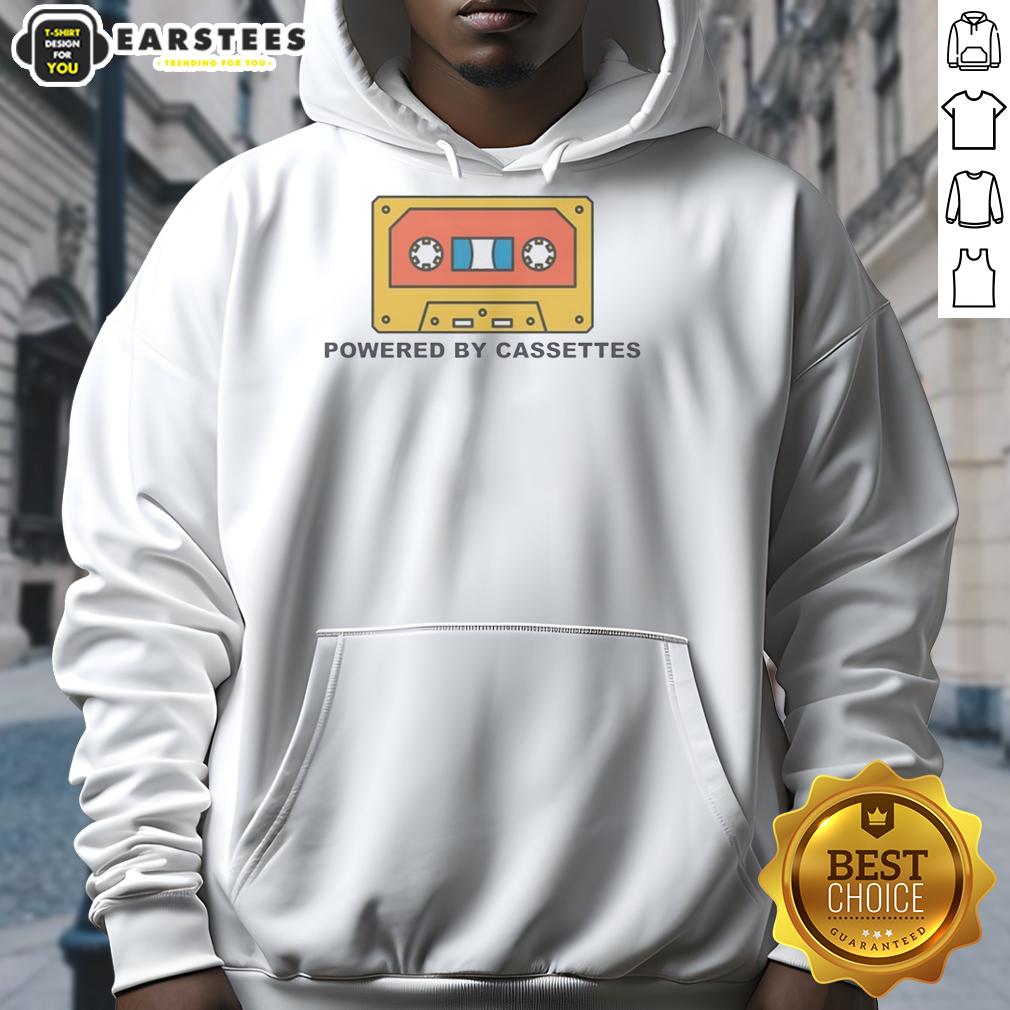 Nice Powered By Cassettes T-Shirt - Image 2