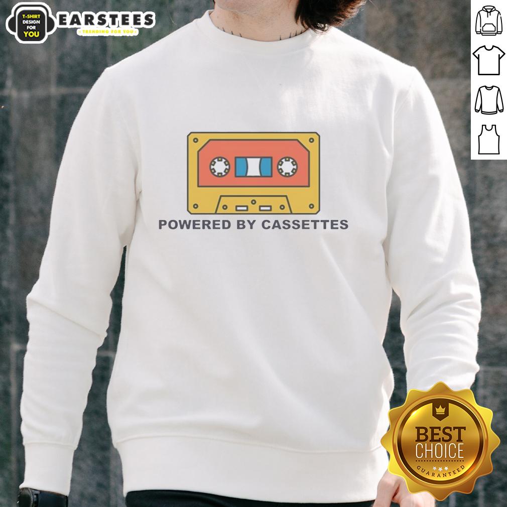Nice Powered By Cassettes T-Shirt - Image 5