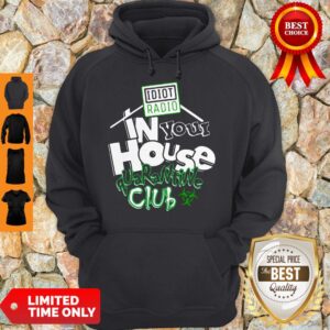 Alternative view of Official Idiot Radio In Your House Quarantine Club Shirt