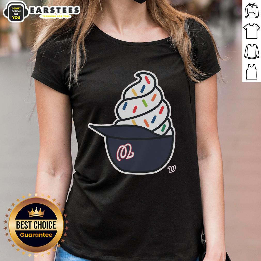 Nice Washington Nationals Ice Cream T-Shirt - Image 3