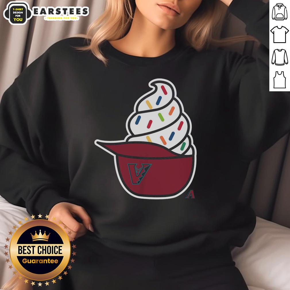 Official Arizona Diamondbacks Ice Cream T-Shirt - Image 5