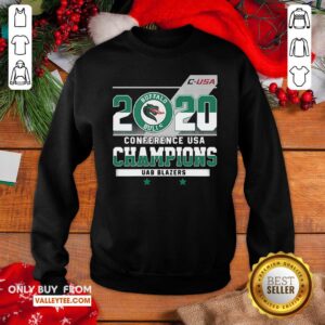 Alternative view of Nice C USA 2020 Buffalo Bulls Conference USA Champions UAB Blazers Shirt