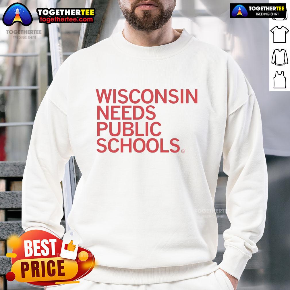 Official Wisconsin Needs Public Schools T-Shirt - Image 5