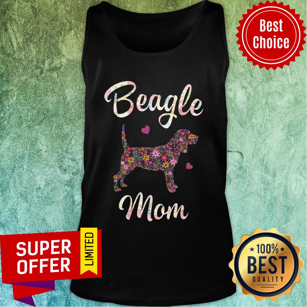 Top Womens Beagle Dog Mom Shirt - Image 2