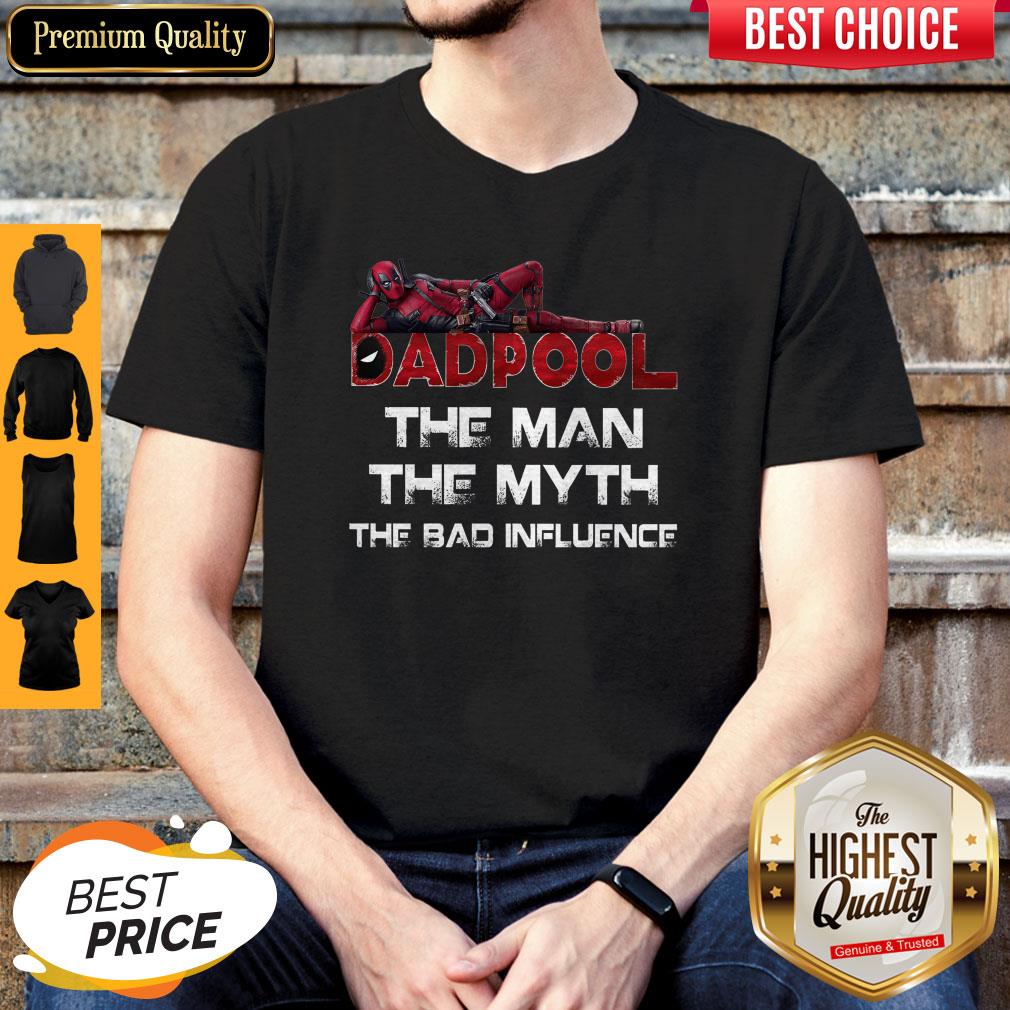 Funny Deadpool Dad Pool The Man The Myth The Bad Influence Father’s Day Shirt