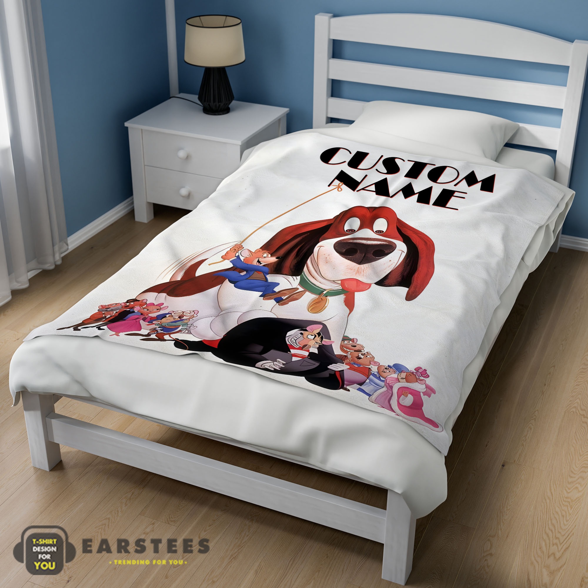 Good Personalized The Great Mouse Detective With Friends Blanket Fleece Customized Blanket - Image 3