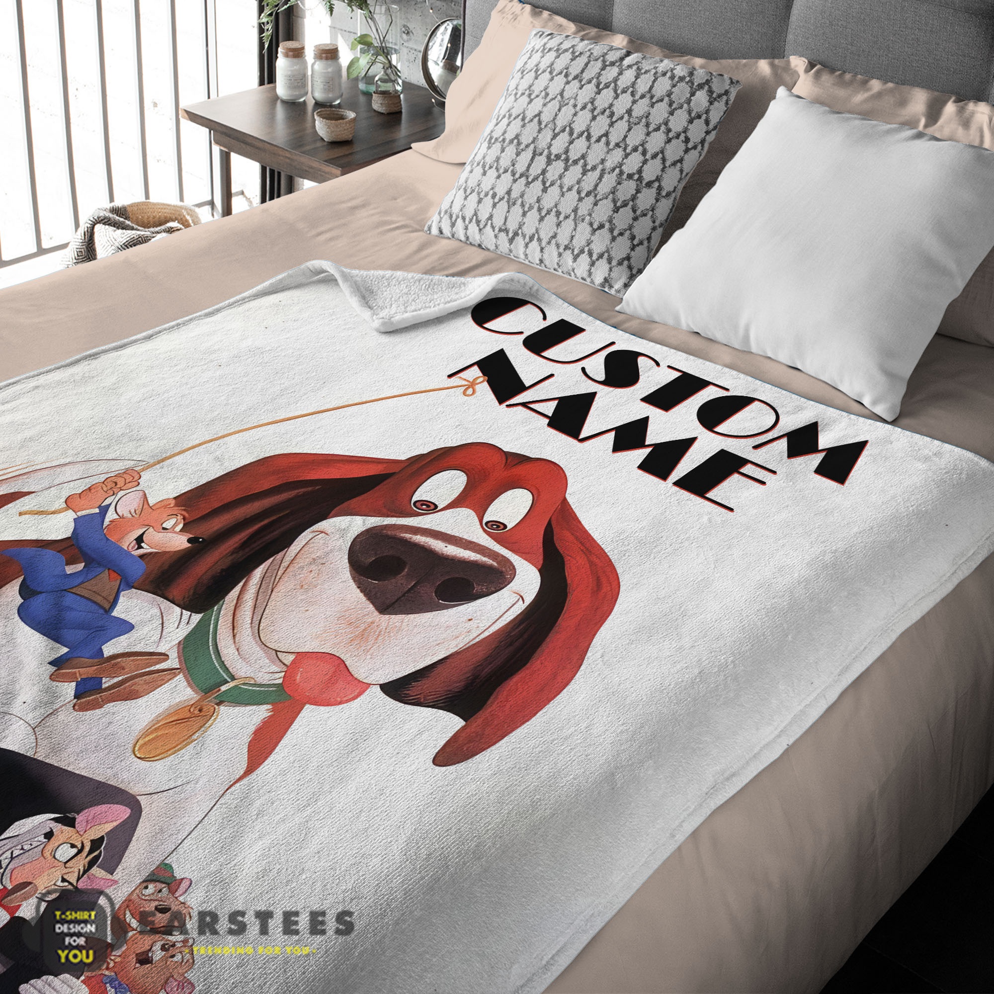 Good Personalized The Great Mouse Detective With Friends Blanket Fleece Customized Blanket - Image 2