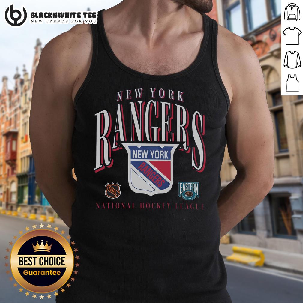 Top New York Rangers Vintage Crease T-Shirt - Image 4