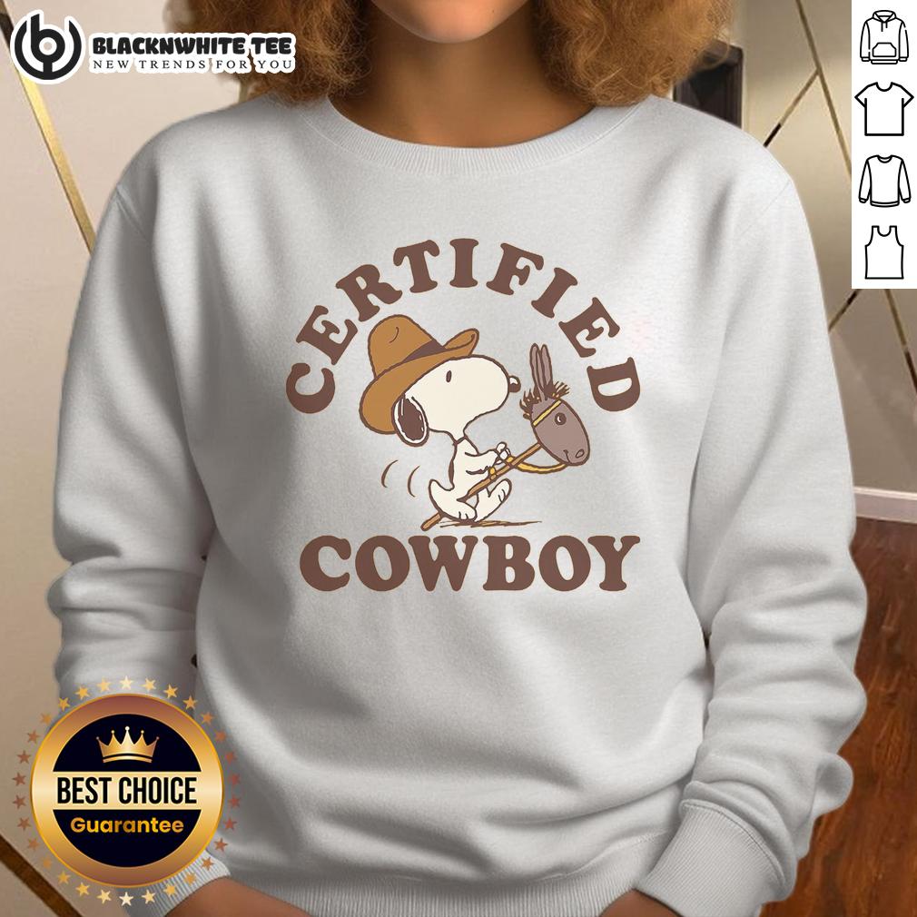 Pretty Peanuts Snoopy Certified Cowboy T-Shirt - Image 5