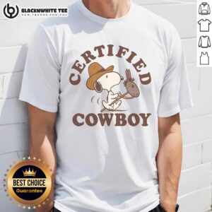 Pretty Peanuts Snoopy Certified Cowboy T-Shirt