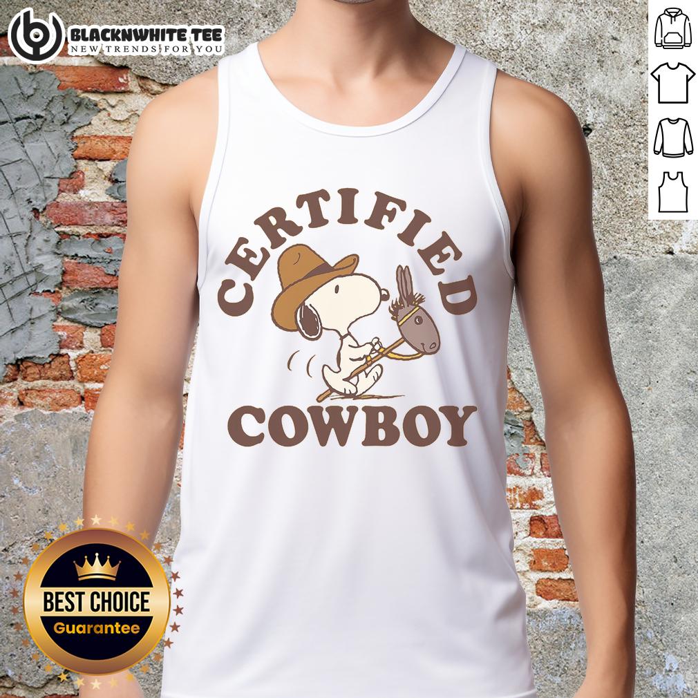 Pretty Peanuts Snoopy Certified Cowboy T-Shirt - Image 4
