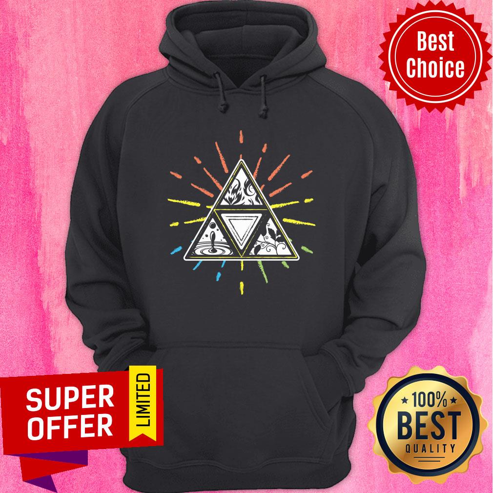 Funny Legend Of Zelda Triforce Multi Shirt - Image 5