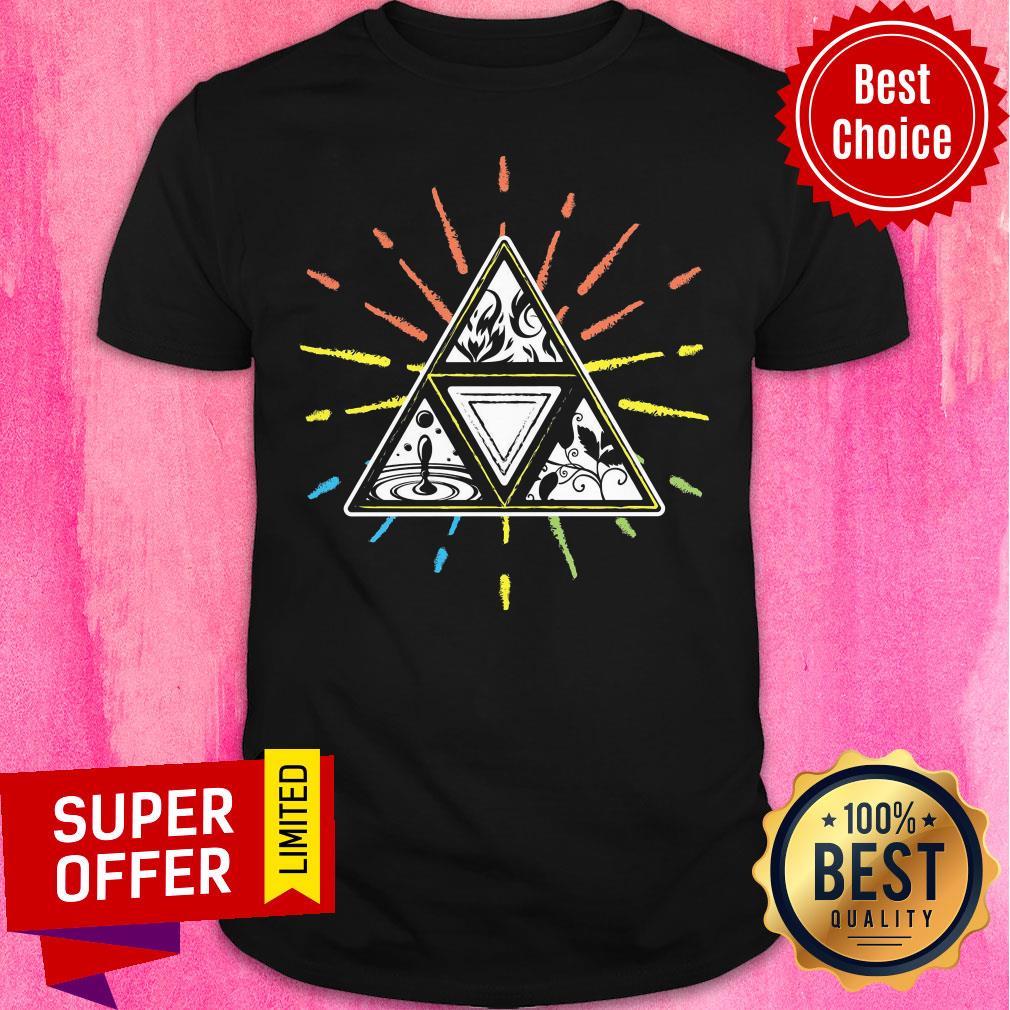 Funny Legend Of Zelda Triforce Multi Shirt