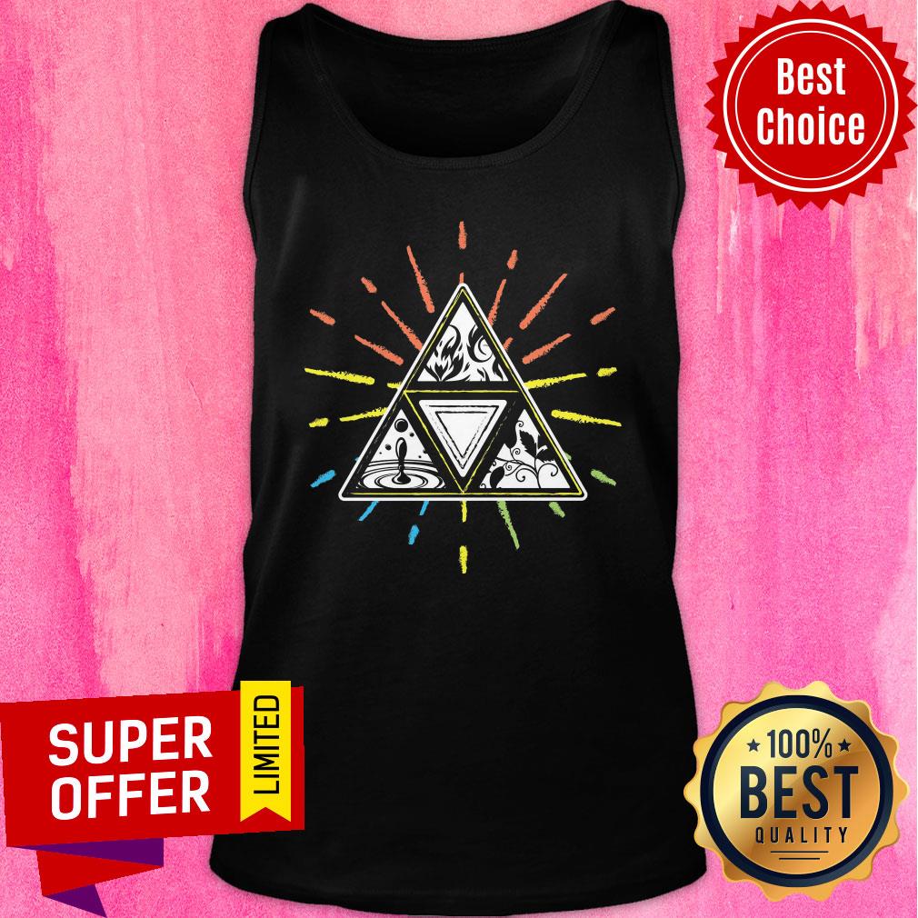 Funny Legend Of Zelda Triforce Multi Shirt - Image 3