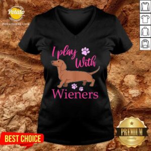 Alternative view of I Play With Dog Wieners Shirt