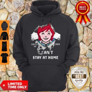 Alternative view of Wendy's Inside Me Covid 19 2020 I Can’t Stay At Home Shirt