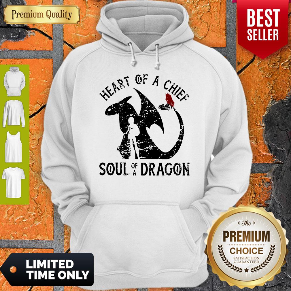 HOT HEART OF A CHIEF SOUL OF A DRAGON SHIRT - Image 2