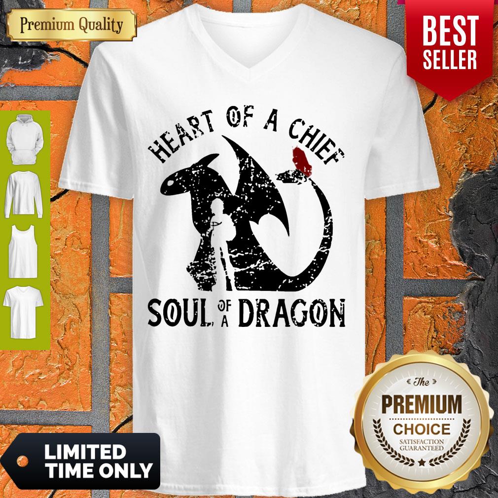 HOT HEART OF A CHIEF SOUL OF A DRAGON SHIRT - Image 5