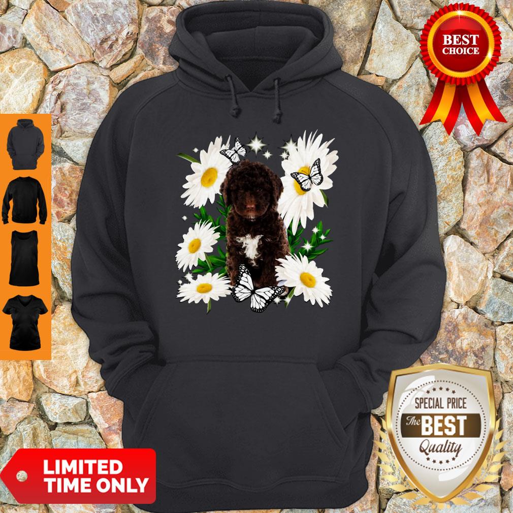 Official Spanish Water Dog Daisy Flower Classic Shirt - Image 2