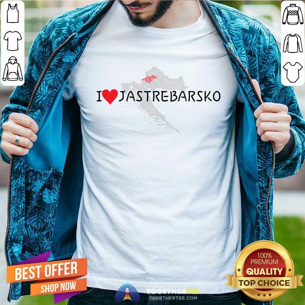 I Love Jastrebarsko Map Shirt