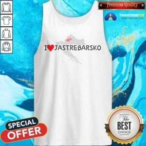 Alternative view of I Love Jastrebarsko Map Shirt