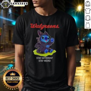 Cute Stitch Cosplay Toothless X Walgreens Stay Different Stay Weird T-Shirt