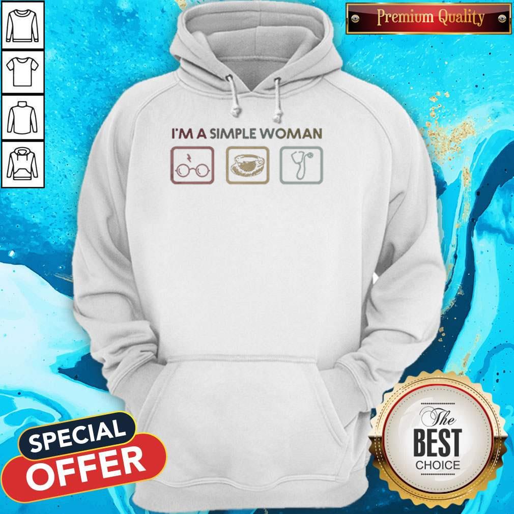 I’m A Simple Woman I Like Harry Potter Coffee And Nurse Shirt - Image 5