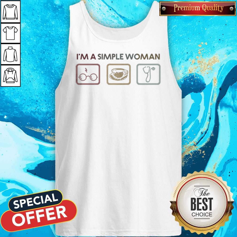 I’m A Simple Woman I Like Harry Potter Coffee And Nurse Shirt - Image 3