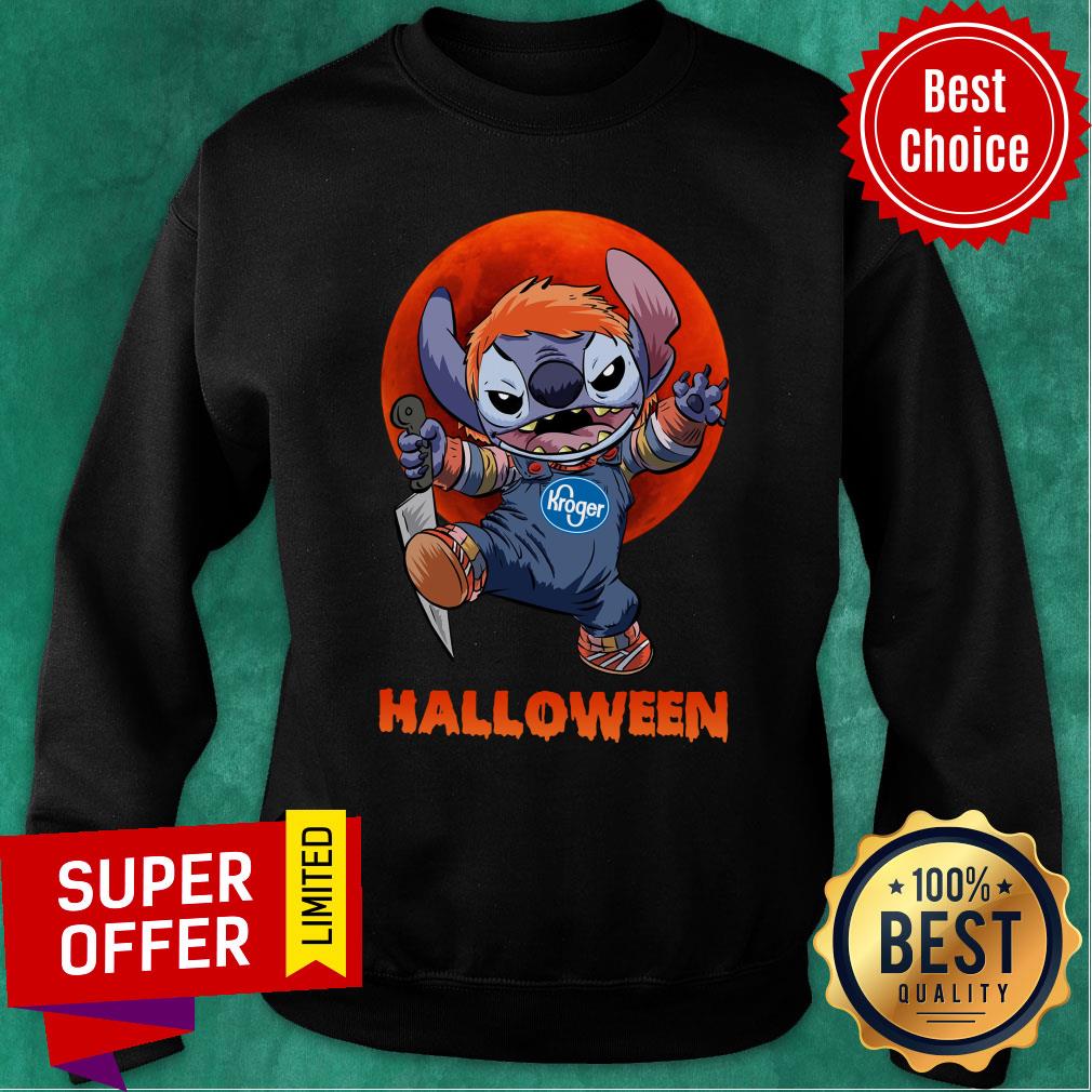 Michael Myers Stitch Kroger Halloween Shirt - Image 5