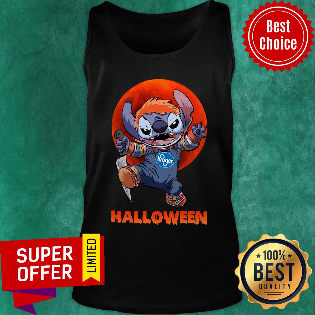 Michael Myers Stitch Kroger Halloween Shirt - Image 4