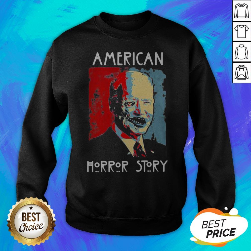 Pretty Halloween Joe Biden American Horror Story Art Shirt - Image 2