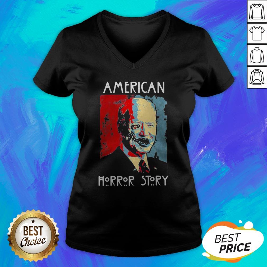 Pretty Halloween Joe Biden American Horror Story Art Shirt - Image 4