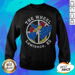 Alternative view of Top Kansas Jayhawks The Wheel Lawrence Ks Shirt