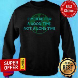 Alternative view of Premium I’m Here For A Good Time Not A Long Time Shirt