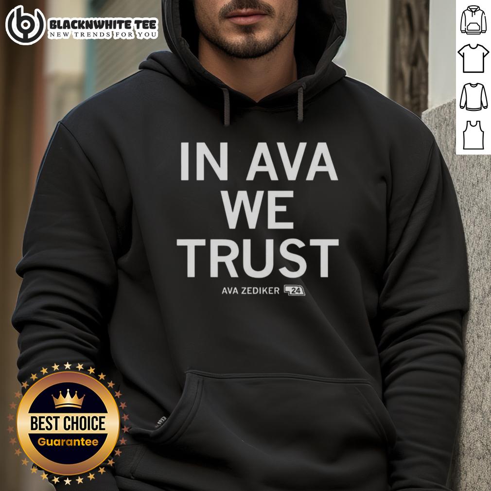 Good Creighton Bluejays Basketball In Ava Zediker We Trust T-Shirt - Image 2