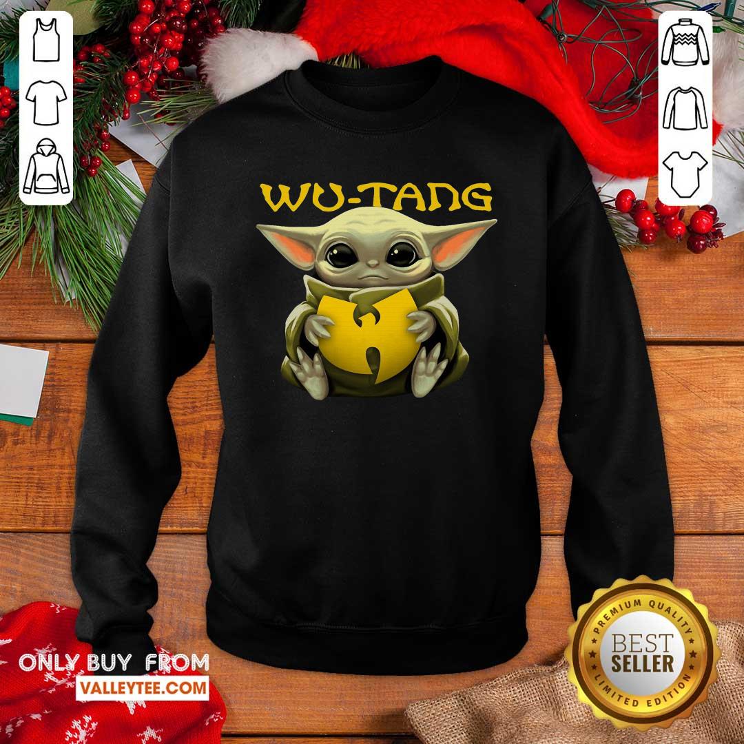 Wonderful Baby Yoda Hugs Wu Tang Shirt - Image 3