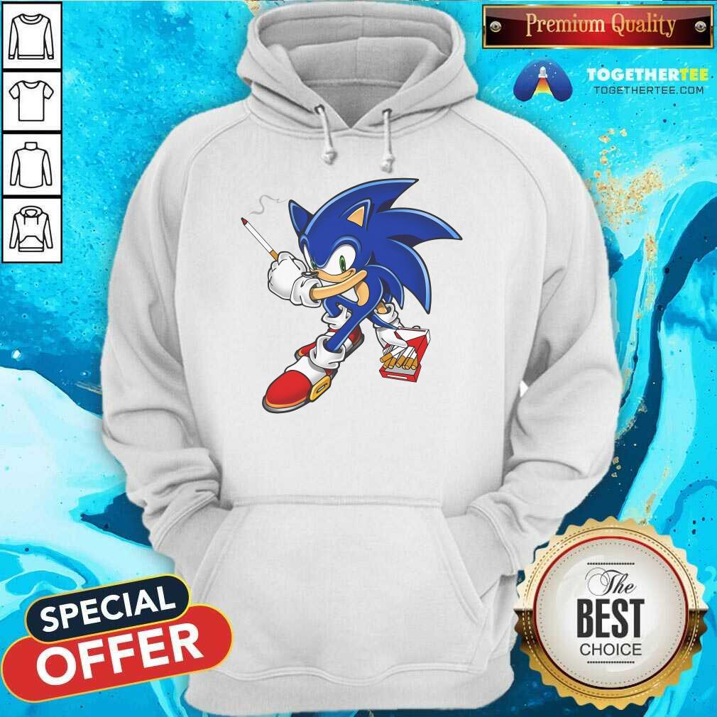 Official Sonic Smoking T-Shirt - Image 5