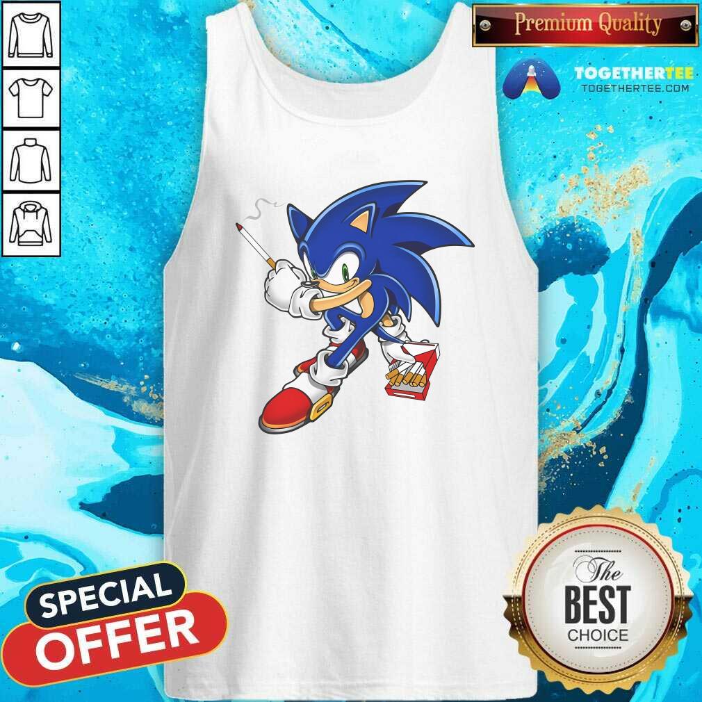 Official Sonic Smoking T-Shirt - Image 3