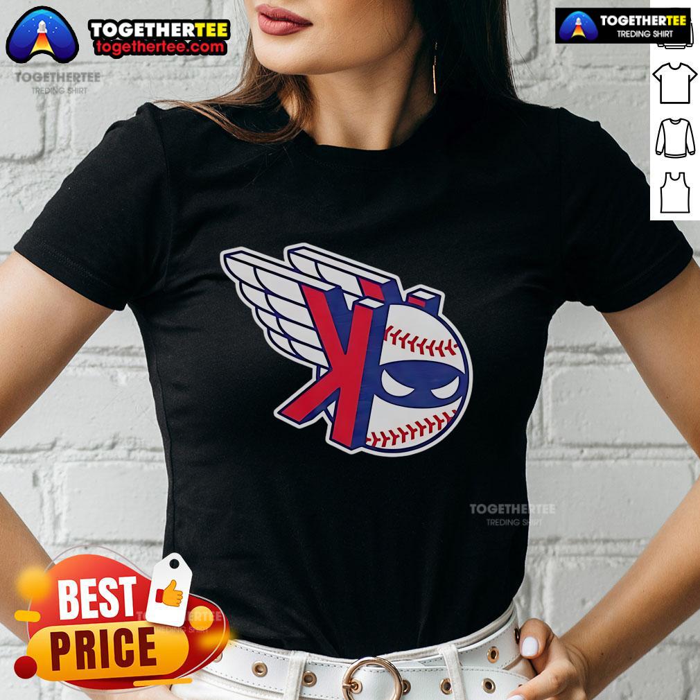 Original Pitching Ninja Cleveland Guardians K Wings T-Shirt - Image 3